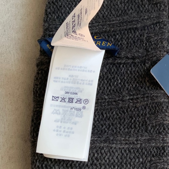 Polo Ralph Lauren Pony Men's Wool in Navy Blue Knit Hat Cuffed Beanie OS NWT - Picture 13 of 15